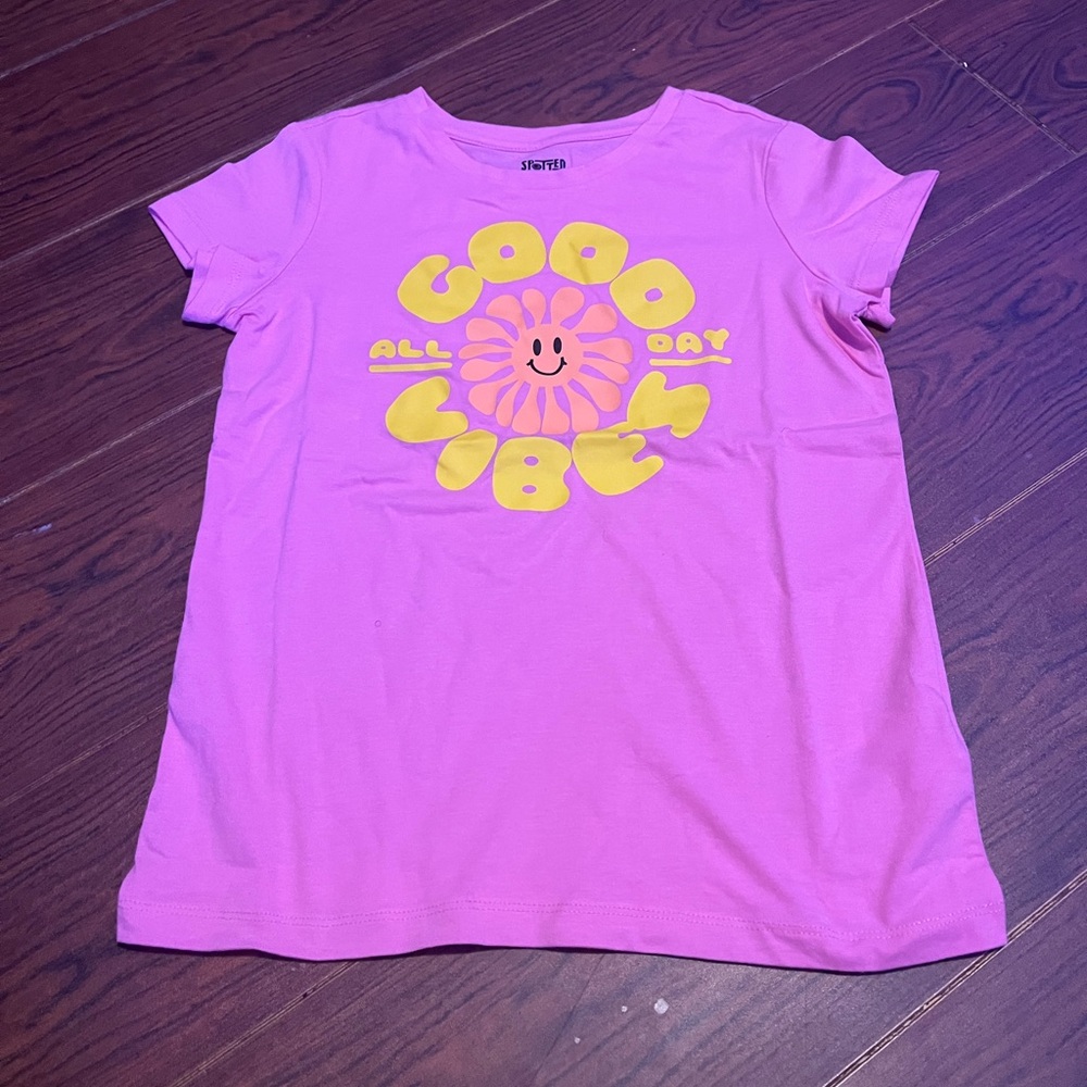 Kids Pink Graphic T-Shirt
